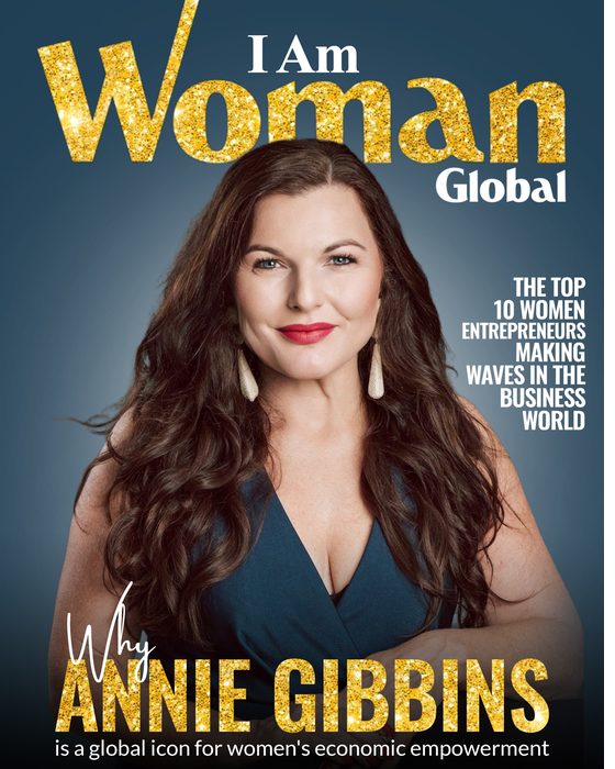 Annie Gibbins I Am Woman Global cover